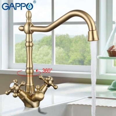 Смеситель для кухни с подключением к фильтру Gappo G4398-3