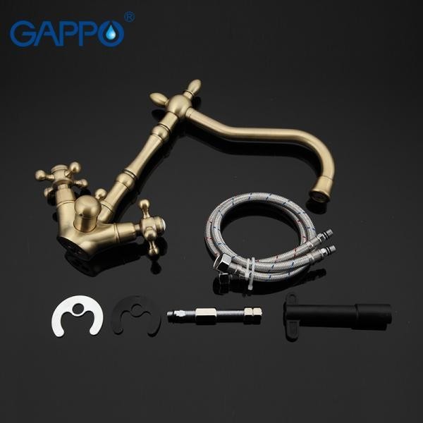 Смеситель для кухни с подключением к фильтру Gappo G4398-3