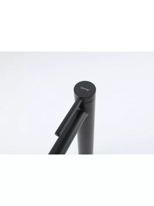 Смеситель для раковины высокий Gappo G06 G1006-26, латунь, черный