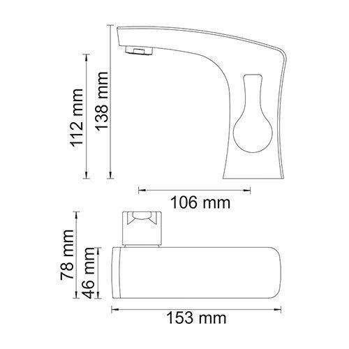 Смеситель для раковины Wasserkraft 4803