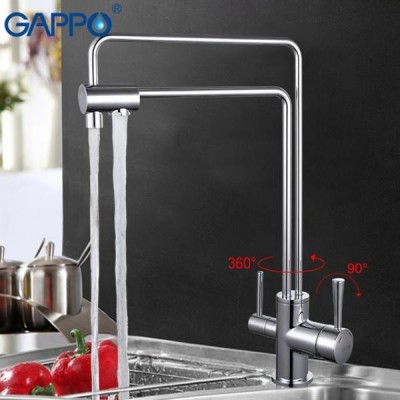 Смеситель для кухни с подключением к фильтру Gappo G4398-5