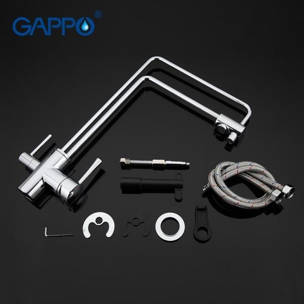 Смеситель для кухни с подключением к фильтру Gappo G4398-5