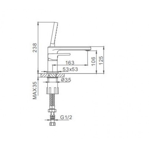 Смеситель на борт ванны Frap F1160