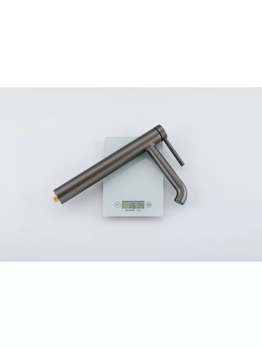 Смеситель для раковины высокий Gappo G06 G1006-29 оружейная сталь, латунь