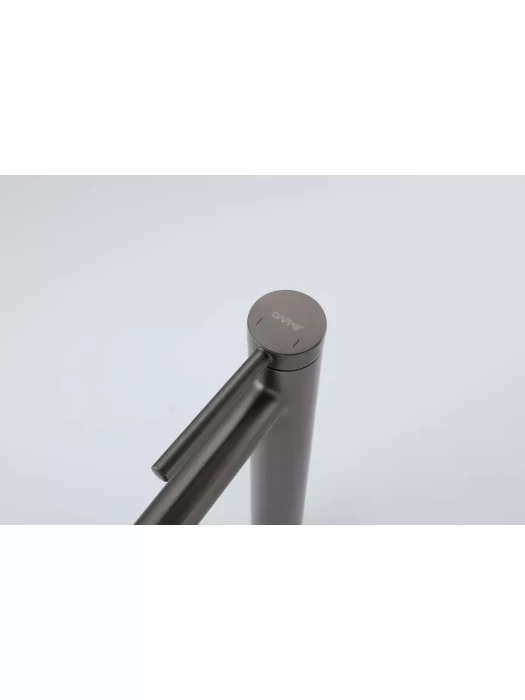 Смеситель для раковины высокий Gappo G06 G1006-29 оружейная сталь, латунь