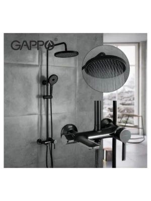Душевая система Gappo G2403-6 чёрная