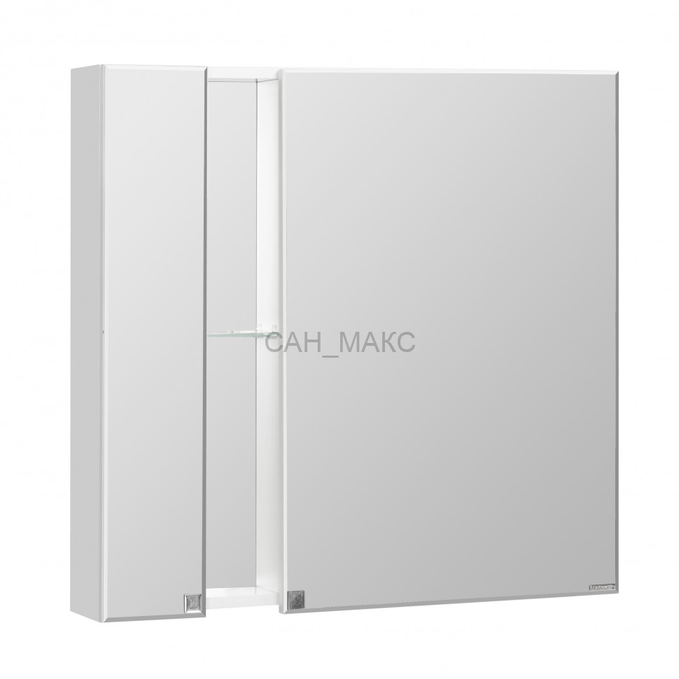 Зеркальный шкаф Aquaton Марко 80 белый (1A181102MO010)