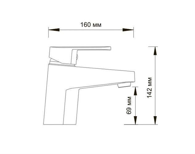 Смеситель для раковины Wasserkraft 5303