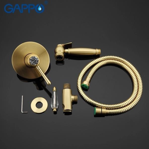 Смеситель гигиенический встраиваемый Gappo G7297-4