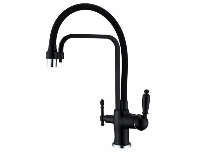 Смеситель для кухни под фильтр ZORG (ZR 342-6 YF BLACK)