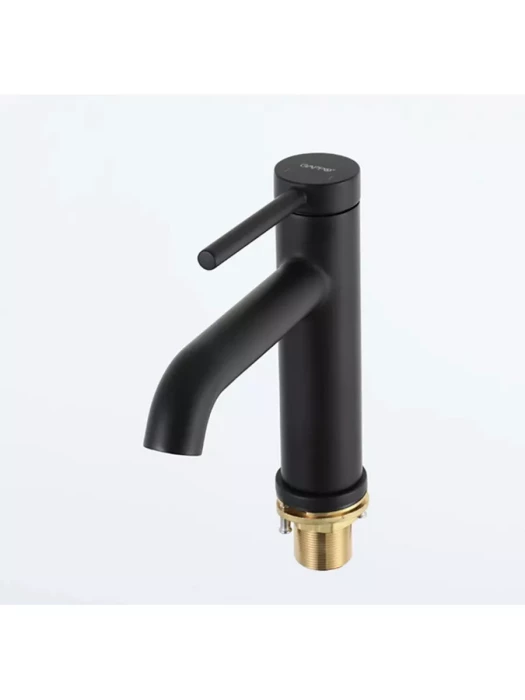 Смеситель для раковины Gappo G06 G1006-6, латунный, PVD покрытие, черный