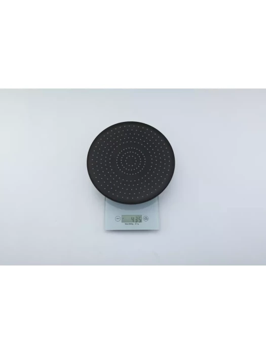 Верхний тропический душ Gappo G006-25 круглый, пластик, чёрный