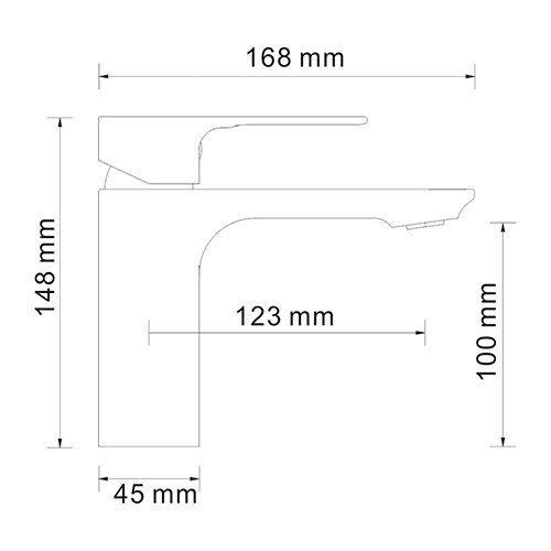Смеситель для раковины Wasserkraft 5803