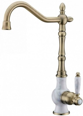 Смеситель для кухни ZORG (ZR 365 Y BIANCO BRONZE)