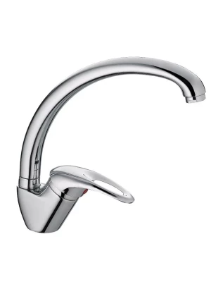 Смеситель для кухни Frap H02, F4102-2, одноручковый, поворотный, хром
