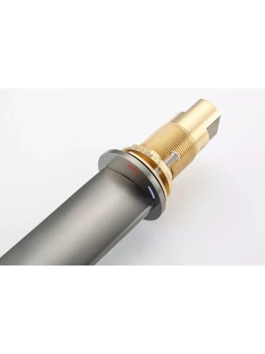 Смеситель для раковины Gappo G1052-89 однорычажный, латунь, оружейная сталь