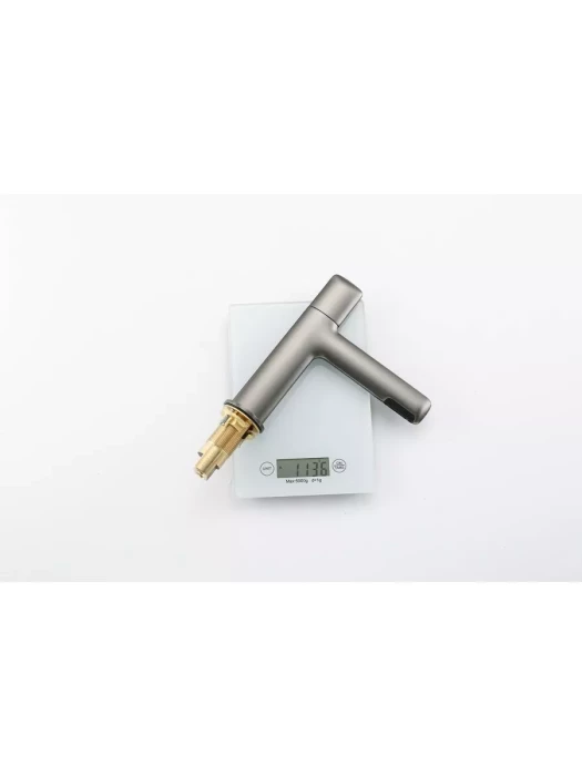 Смеситель для раковины Gappo G1052-89 однорычажный, латунь, оружейная сталь