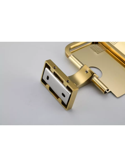 Держатель Gappo G0703-3 для туалетной бумаги, латунь, с крышкой, золото