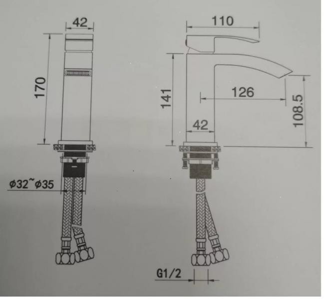 Смеситель для раковины Ganzer GZ 44011