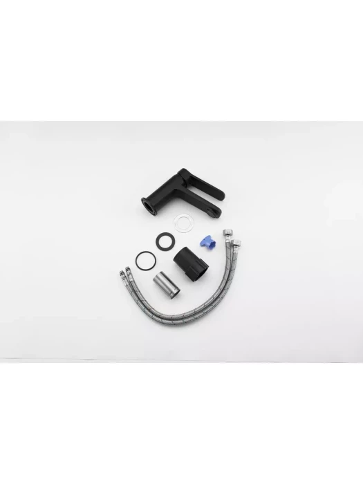 Смеситель для раковины Frap F1062, чёрный, латунь,