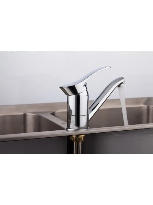 Смеситель для кухни Frap H01 F4501-2, хром, поворотный излив