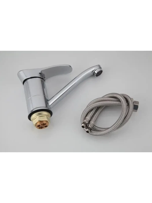 Смеситель для кухни Frap H01 F4501-2, хром, поворотный излив