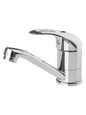 Смеситель для кухни Frap F4502-2-B, однорычажный, гибкая поводка, хром