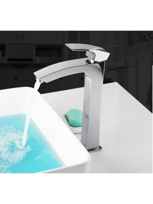 Смеситель для раковины высокий Gappo G1007-11 хром