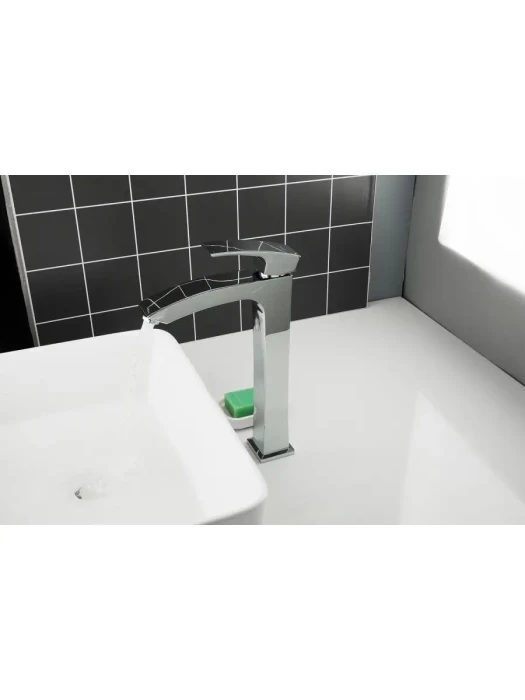 Смеситель для раковины высокий Gappo G1007-11 хром