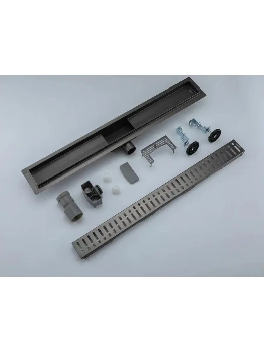 Душевой трап Gappo G88007-36 встраиваемый, нержавеющая сталь, черный