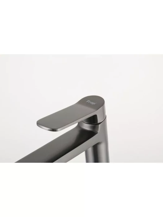 Смеситель для раковины Frap F1062-29, однорычажный, латунь, цвет оружейная сталь
