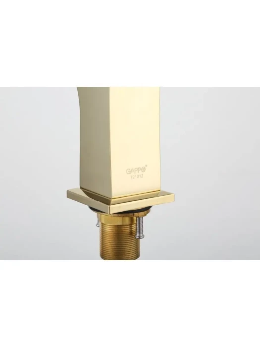 Смеситель Gappo G1007-13, для раковины, латунь, поворотный излив, золотой