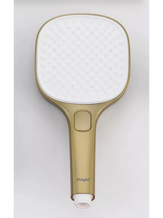 Лейка для душа Raglo R450.52.03, 3-режима, подводка 1/2", золото