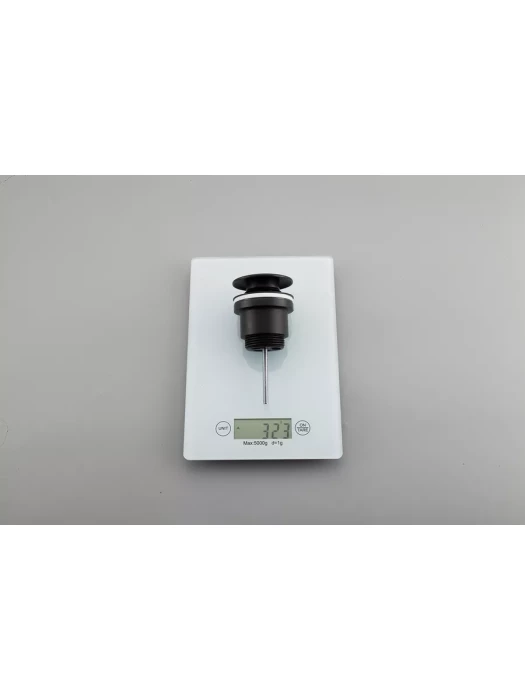 Донный клапан Frap "F62-7", автоматический, трубный, черный, латунный