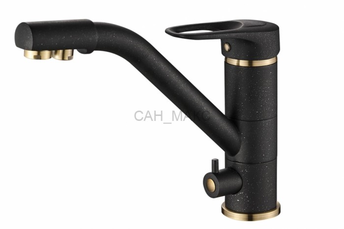 Смеситель для кухни ZORG Steel Hammer (SH 321 BLACK BR)