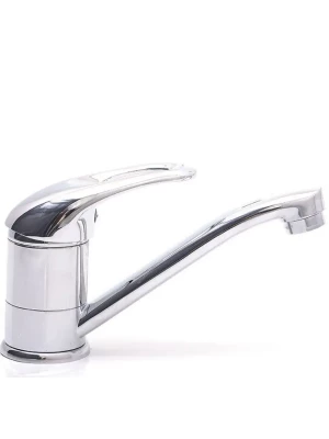 Смеситель кухонный Frap F4503, для мойки, однорычажный, серебристый
