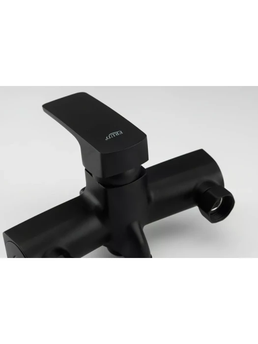 Смеситель FRUD R22152, для ванны, с душем, керамический картридж, черный
