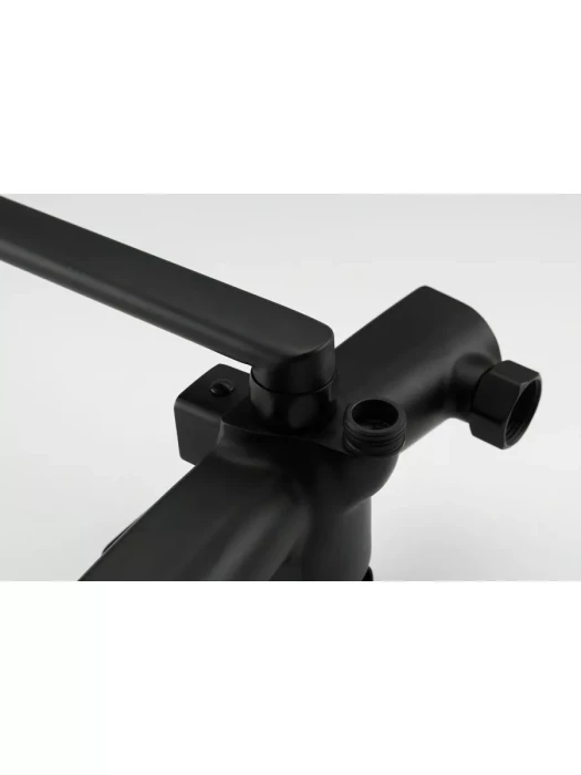 Смеситель FRUD R22152, для ванны, с душем, керамический картридж, черный