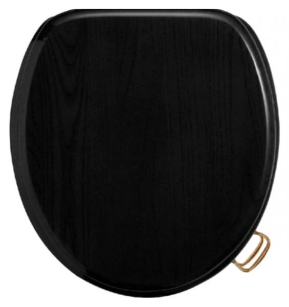 Сиденье для унитаза микролифт Boheme Vogue 907-B черное