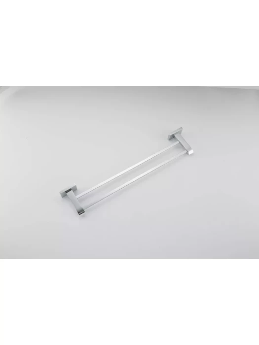 Полотенцедержатель Gappo G0709 для ванной, двойной, латунь, оружейная сталь