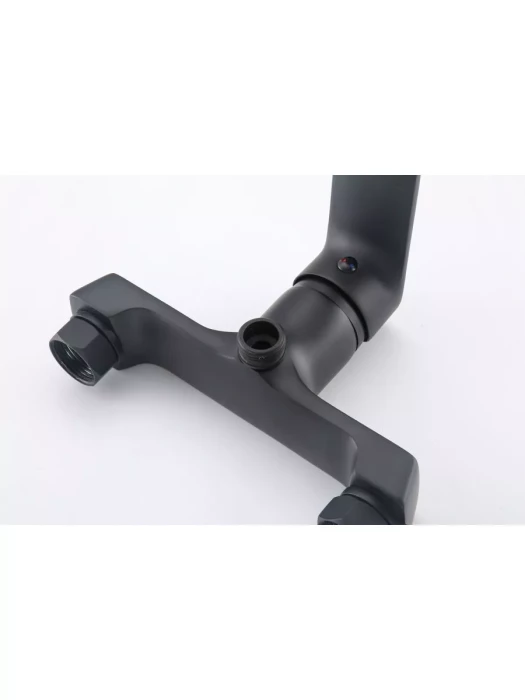 Смеситель для биде Frap F2071-6, латунь, шланг 120 см, матовый черный