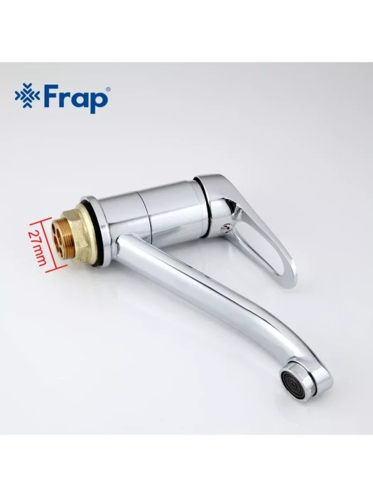 Смеситель для кухни Frap F4513, однорычажный, поворотный излив, хром