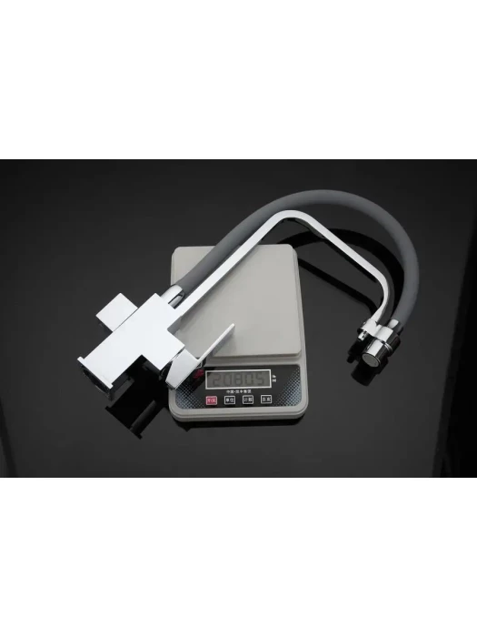 Смеситель для кухни Gappo G4398-4 с фильтром, латунь, серый, хром