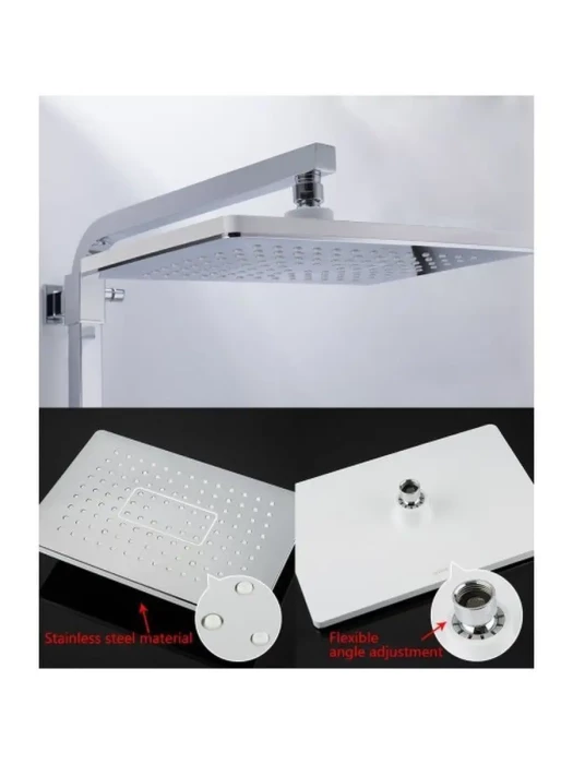 Душевая система Gappo G2407-30 Jacob, латунь, в цвете белый/хром