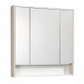 Зеркальный шкаф Aquaton Рико 80 белый, ясень фабрик (1A215302RIB90)