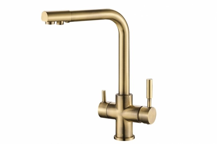 Смеситель для кухни ZORG Steel Hammer (SH 552 BRONZE)