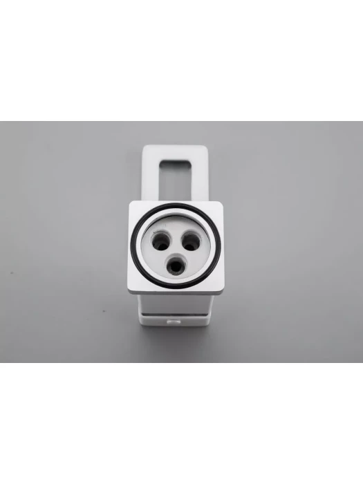 Смеситель Gappo G1117-8 для ванны, с лейкой, латунь, белый, хром