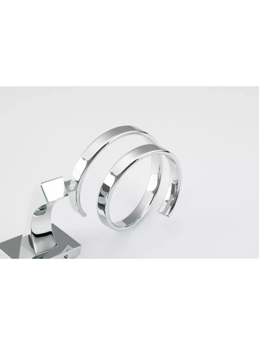 Держатель Gappo G0728 для фена, настенный, латунь, серебристый