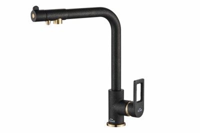 Смеситель для кухни ZORG Steel Hammer (SH 572 BLACK BR)