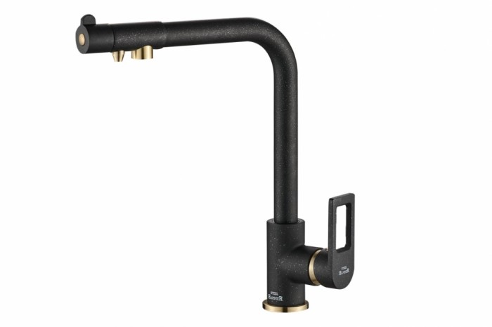 Смеситель для кухни ZORG Steel Hammer (SH 572 BLACK BR)